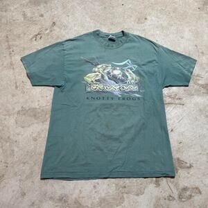 Vintage 90’s Y2K Knotty Frogs Graphic T-Shirt